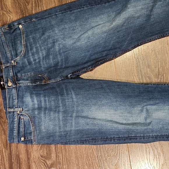 ❤️ NWOT!  7 FOR ALL MANKIND ADRIEN SLIM TAPER JEANS, 36 - Picture 6 of 14